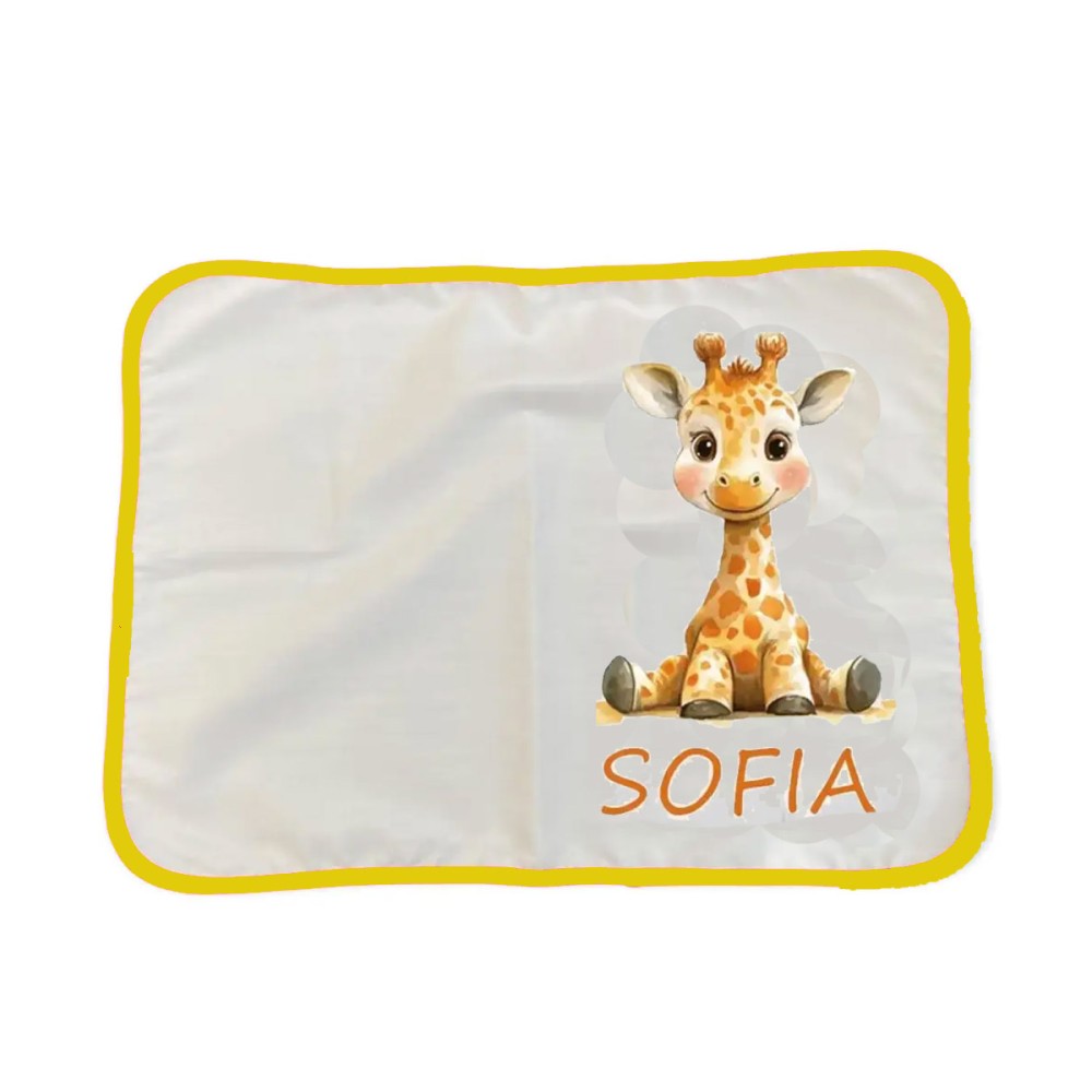 Tovaglietta Americana Giraffa personalizzabile