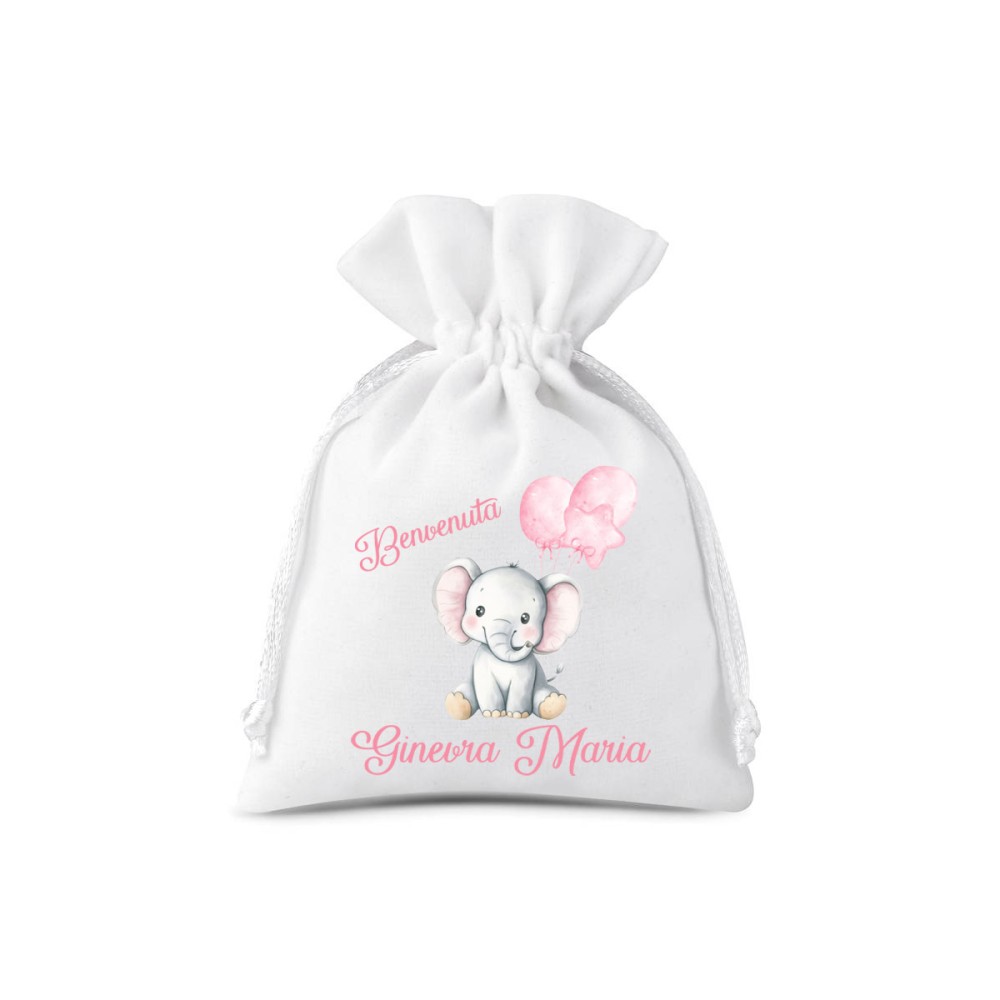 30 Sacchetti Elefantina con palloncini personalizzabili
