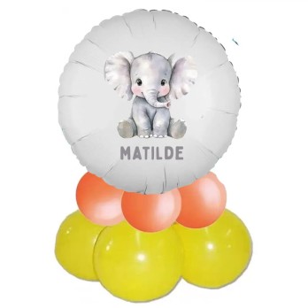 Centrotavola palloncini con foil personalizzabile