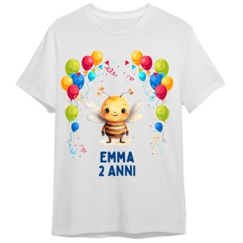 Maglietta personalizzata per festa compleanno Ape