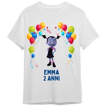 Maglietta personalizzata per festa compleanno Vampirina