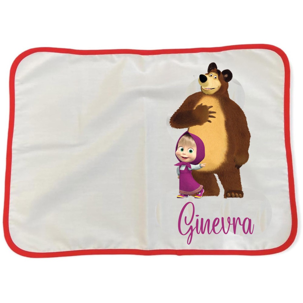 Tovaglietta Americana Masha e Orso personalizzabile
