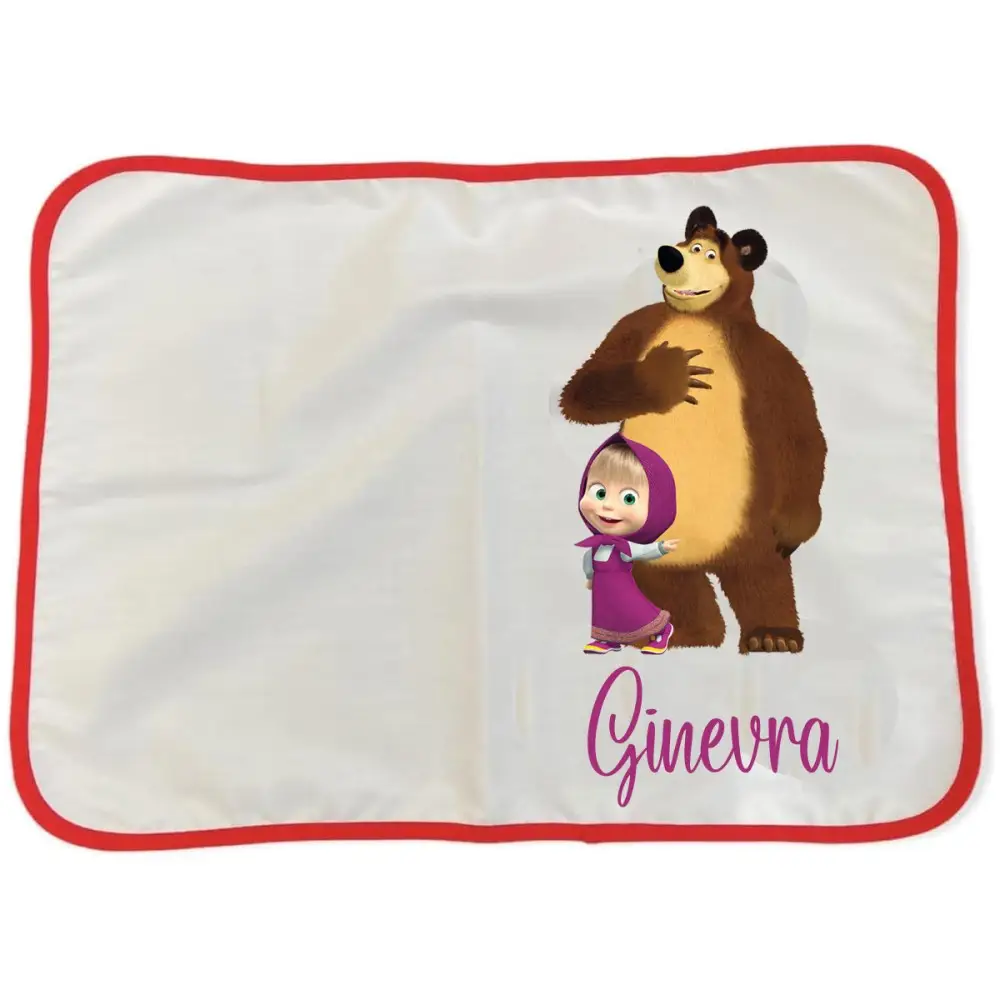 Tovaglietta Americana Masha e Orso personalizzabile