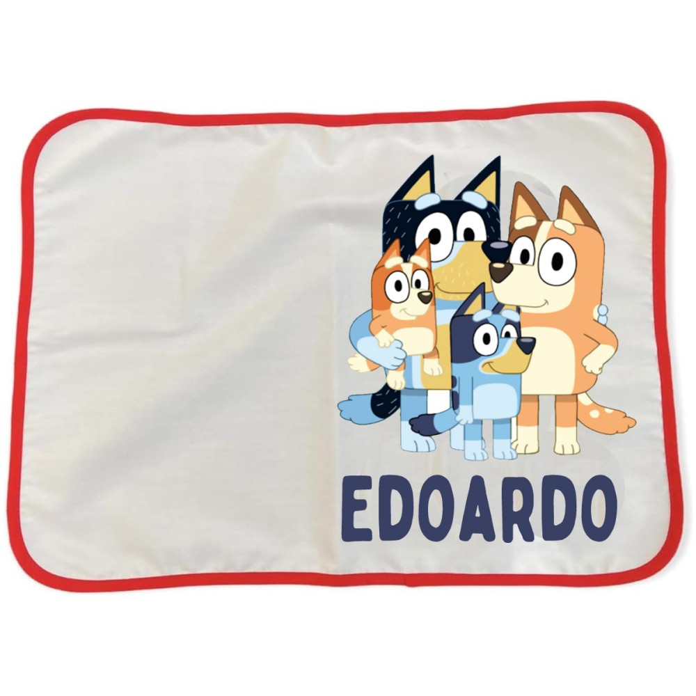 Tovaglietta Americana Bluey personalizzabile