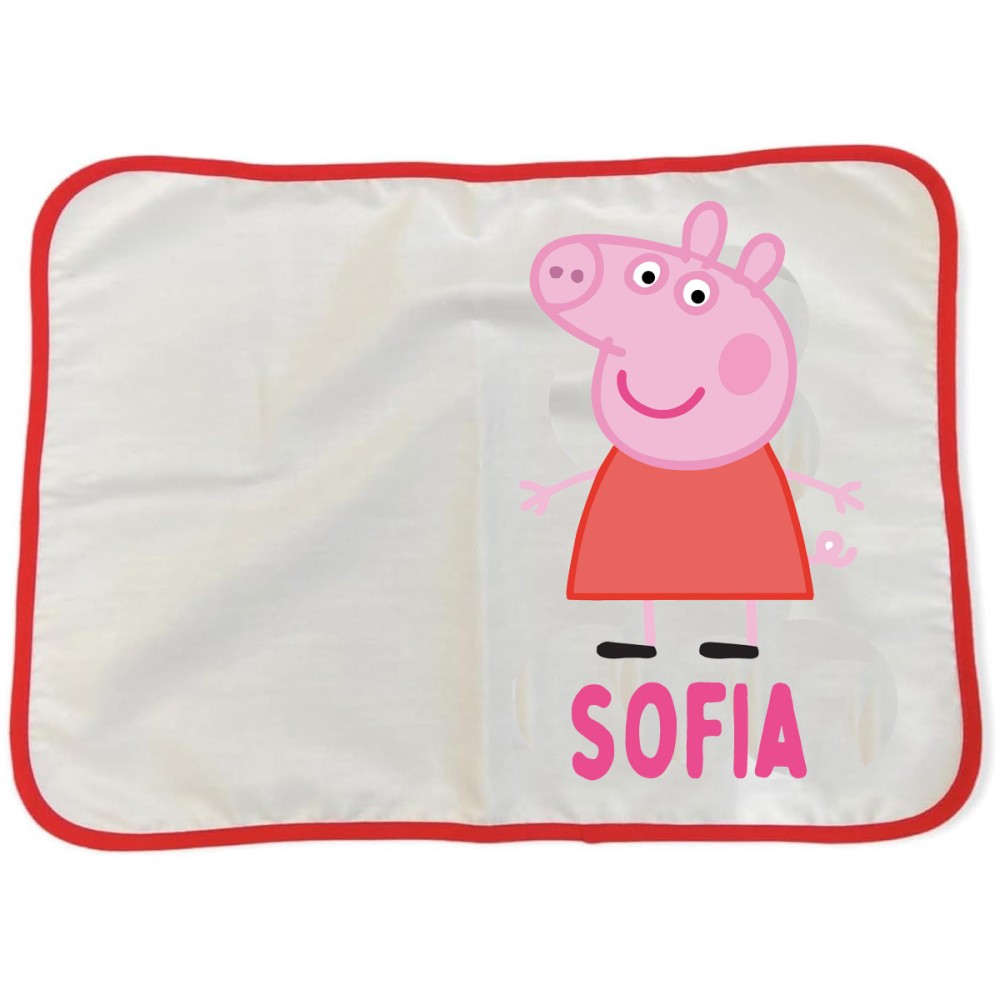 Tovaglietta Americana Peppa Pig personalizzabile