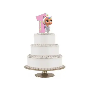 Topper Torta polistirolo Cry Babies Sagomato Personalizzabile 15 cm