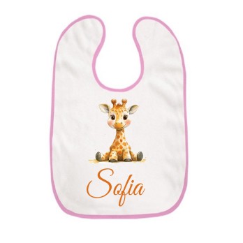 cBavetta con velcro a strappo Giraffa Personalizzata