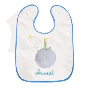 Bavetta con velcro a strappo Piccolo Principe Personalizzata