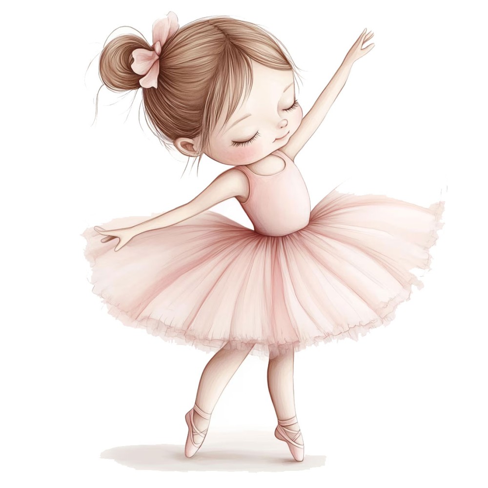 Sagoma in polistirolo Ballerina 30 cm