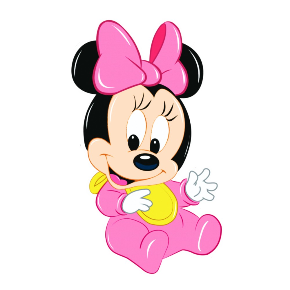 Sagoma in MDF Minnie Baby - 85 cm con supporto