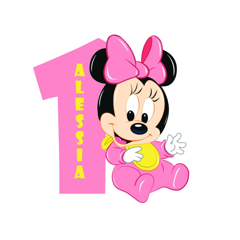 Sagoma in polistirolo Minnie Baby personalizzabile- 30 cm