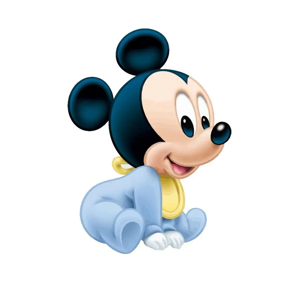 Sagoma in MDF Topolino Baby - 85 cm con supporto