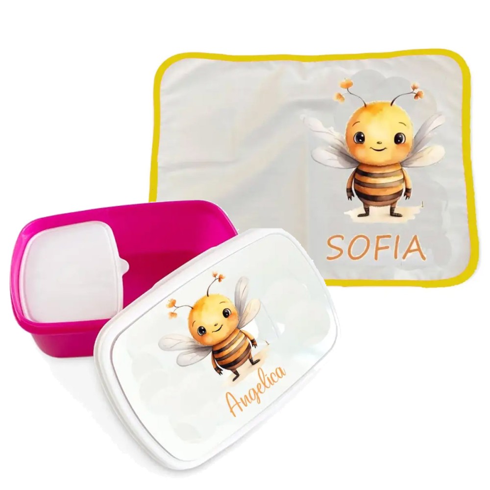 Tovaglietta americana Ape + portamerenda personalizzabili