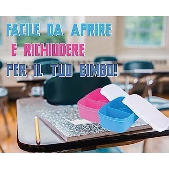 Portamerenda Unicorno magic doppio scomparto personalizzato