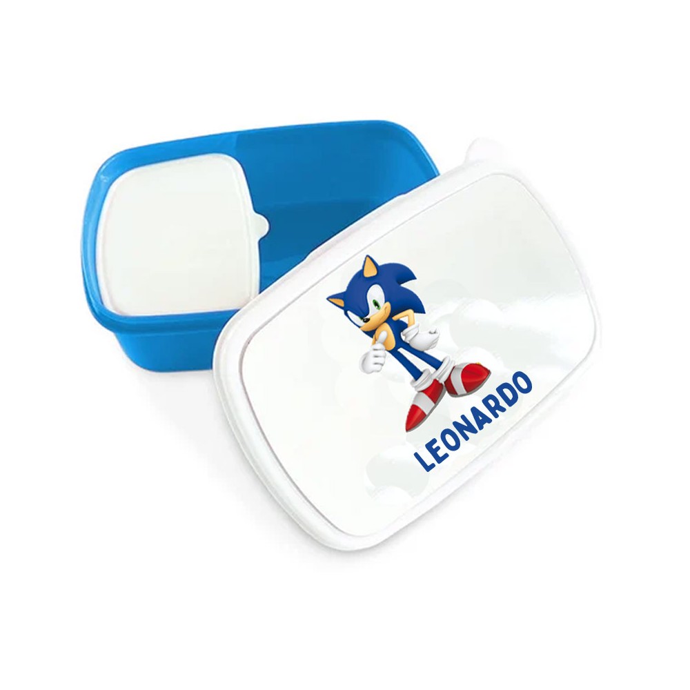 Portamerenda Sonic doppio scomparto personalizzato