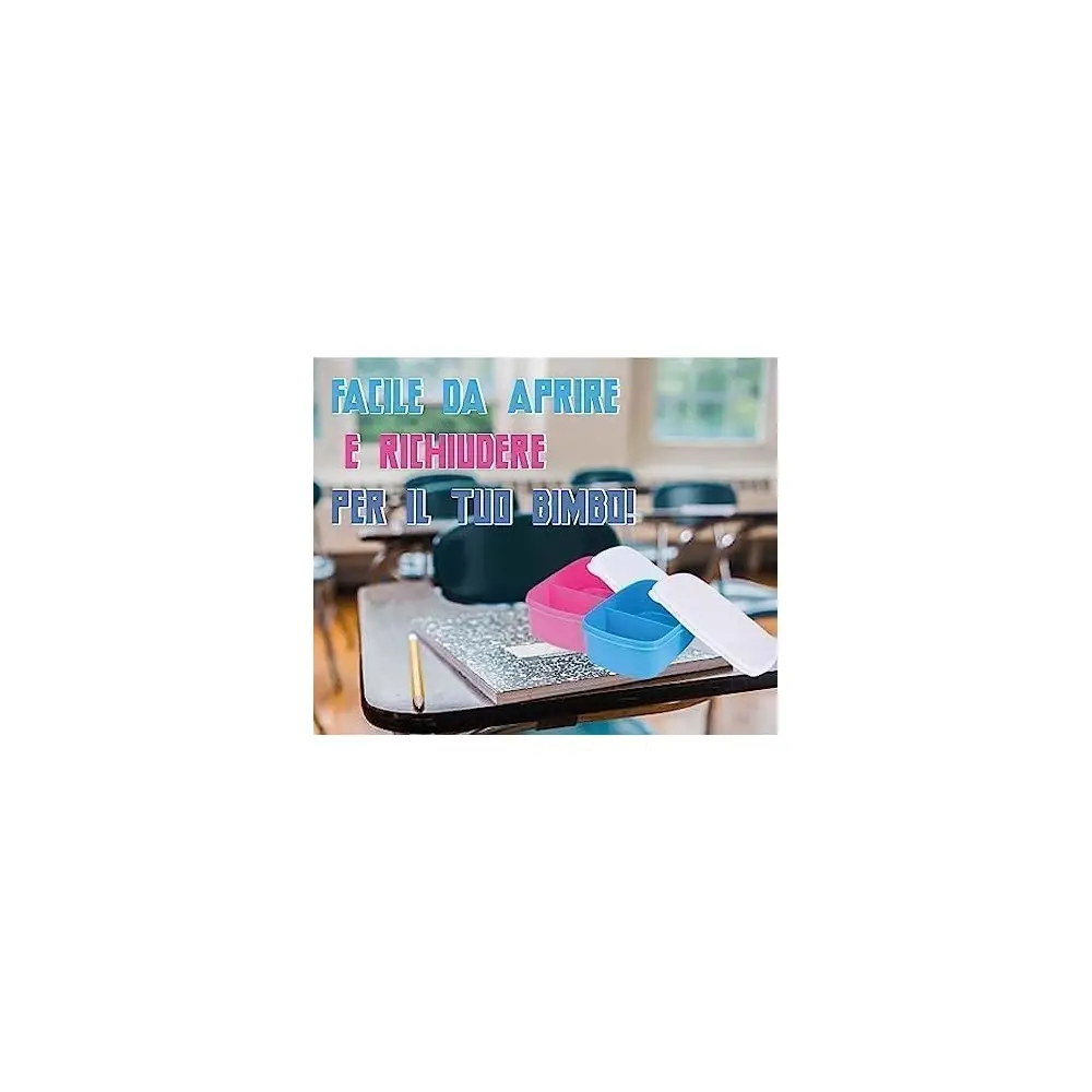 Portamerenda Stitch doppio scomparto personalizzato