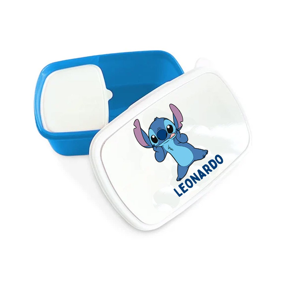 Portamerenda Stitch doppio scomparto personalizzato