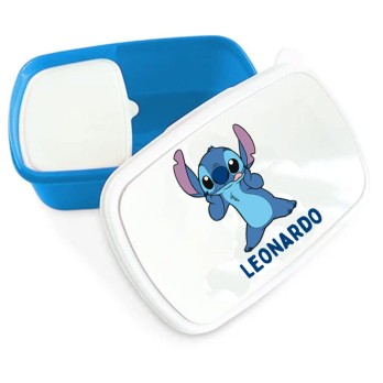 Portamerenda Stitch doppio scomparto personalizzato