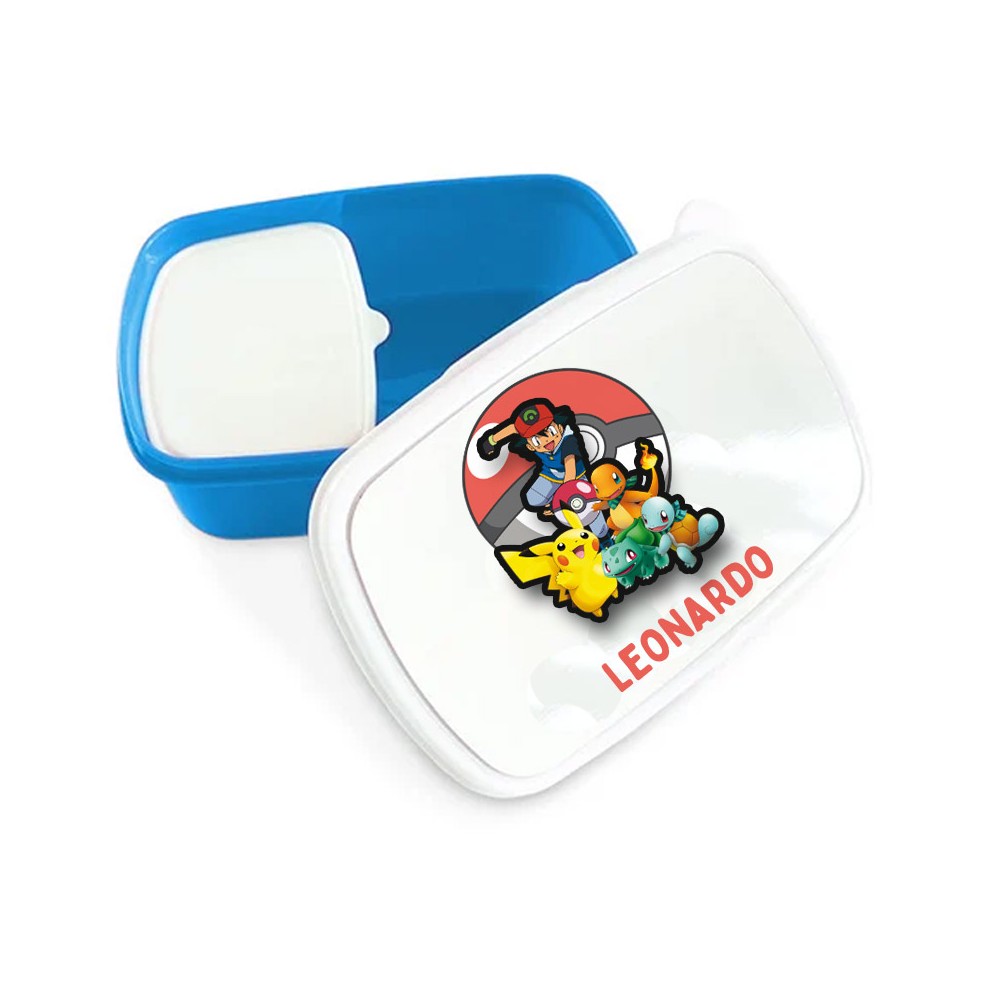 Portamerenda Pokemon doppio scomparto personalizzato