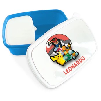 Portamerenda Pokemon doppio scomparto personalizzato