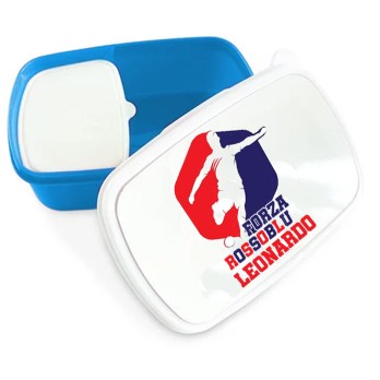 Pallone FORZA Rossoblu Bologna n.5 + Sacca e portamerenda personalizzabili