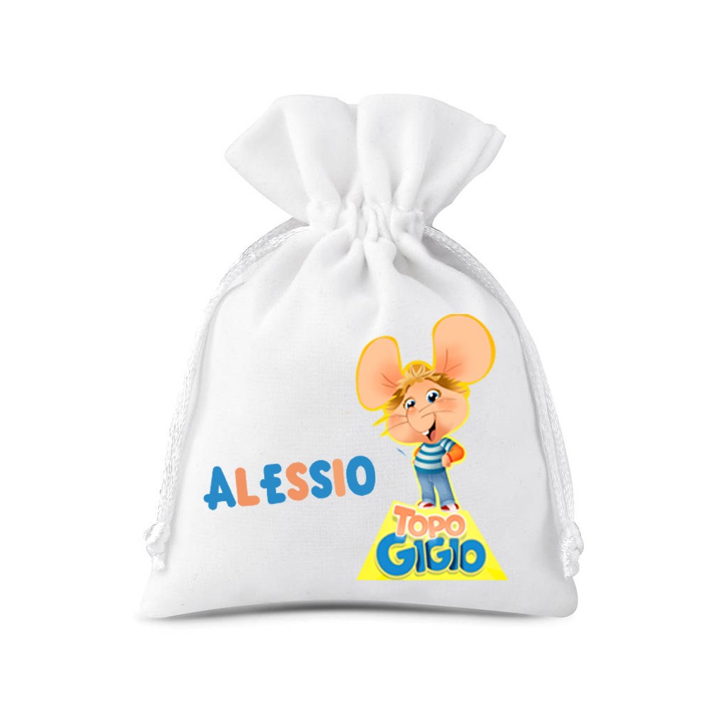 30 Sacchetti Topo Gigio personalizzabili