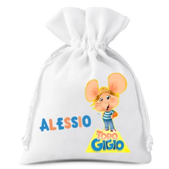 10 Sacchetti Topo Gigio personalizzabili