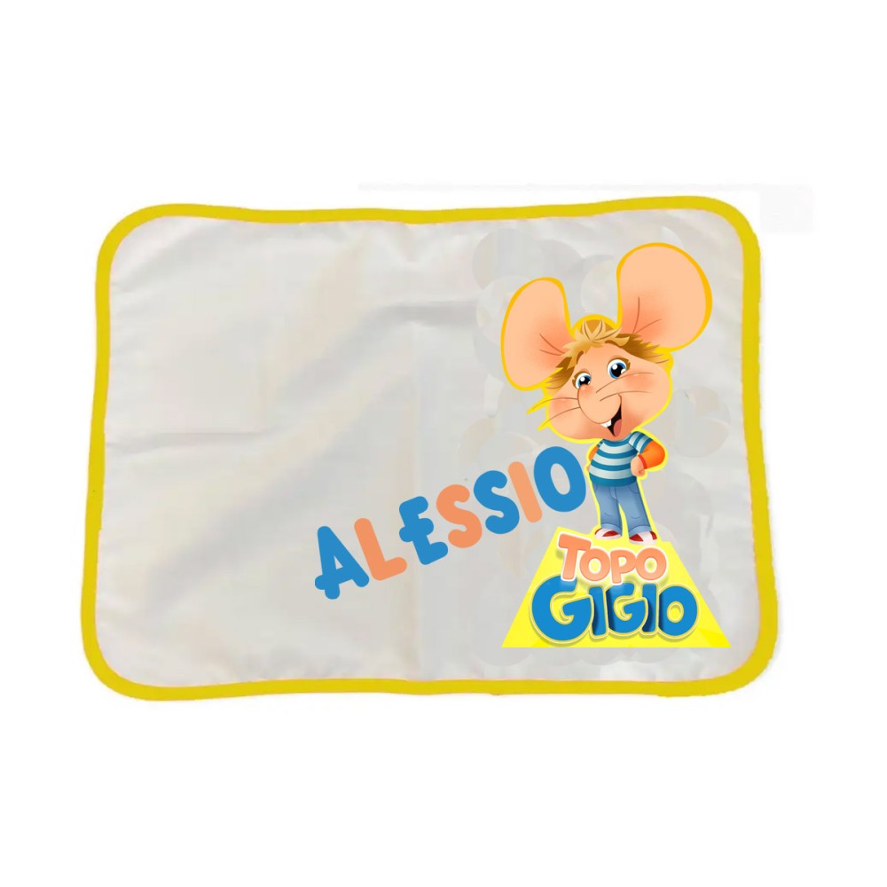 Tovaglietta Americana Topo Gigio personalizzabile
