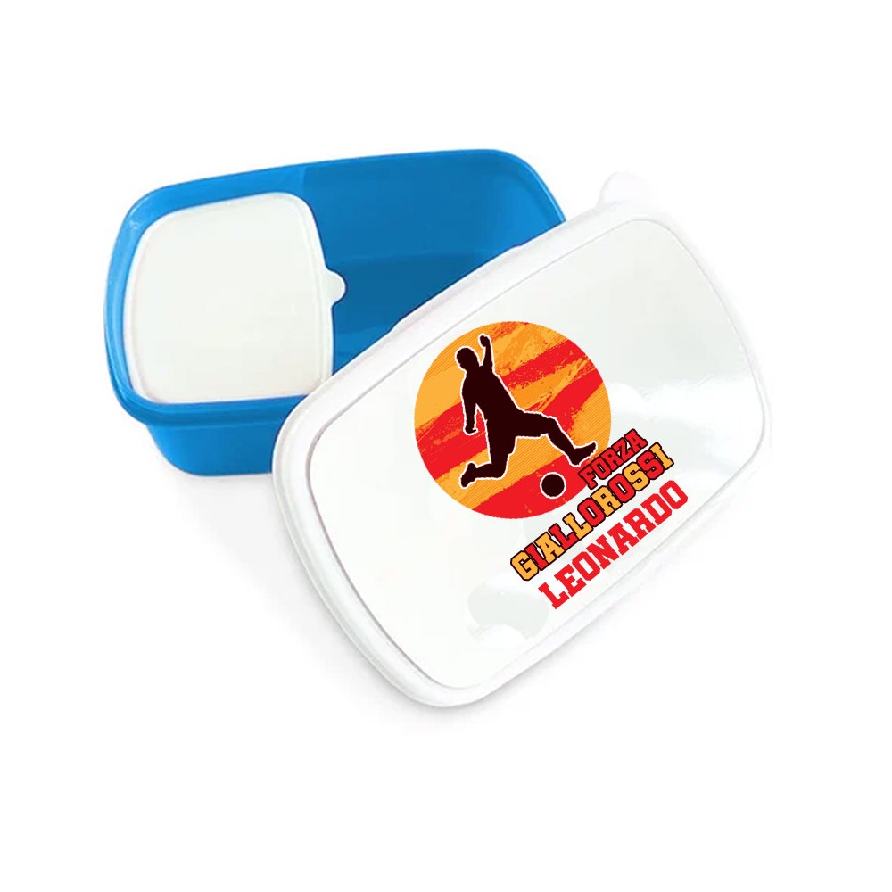 Pallone FORZA Giallorossi Roma n.5 + Sacca e portamerenda personalizzabili