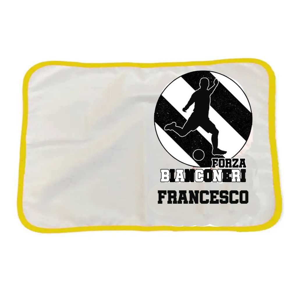 Tovaglietta Americana Bianconero Juventus personalizzabile