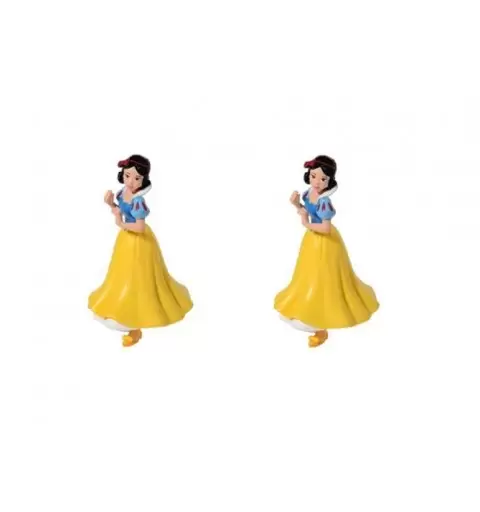 IRPot - 2 X DECORAZIONI TOPPER TORTA COMPLEANNO BIANCANEVE 25259 CAKE BAMBINA 