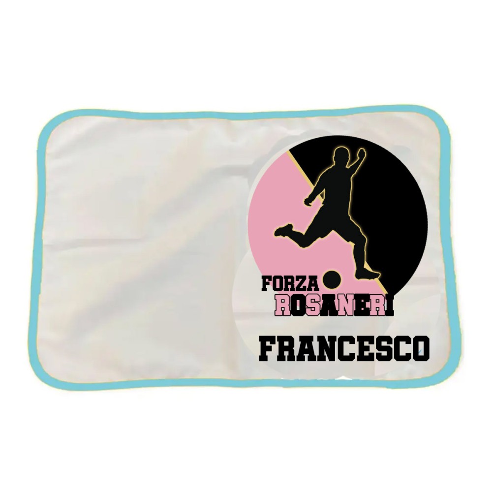 Tovaglietta Americana Forza Rosaneri Palermo personalizzabile