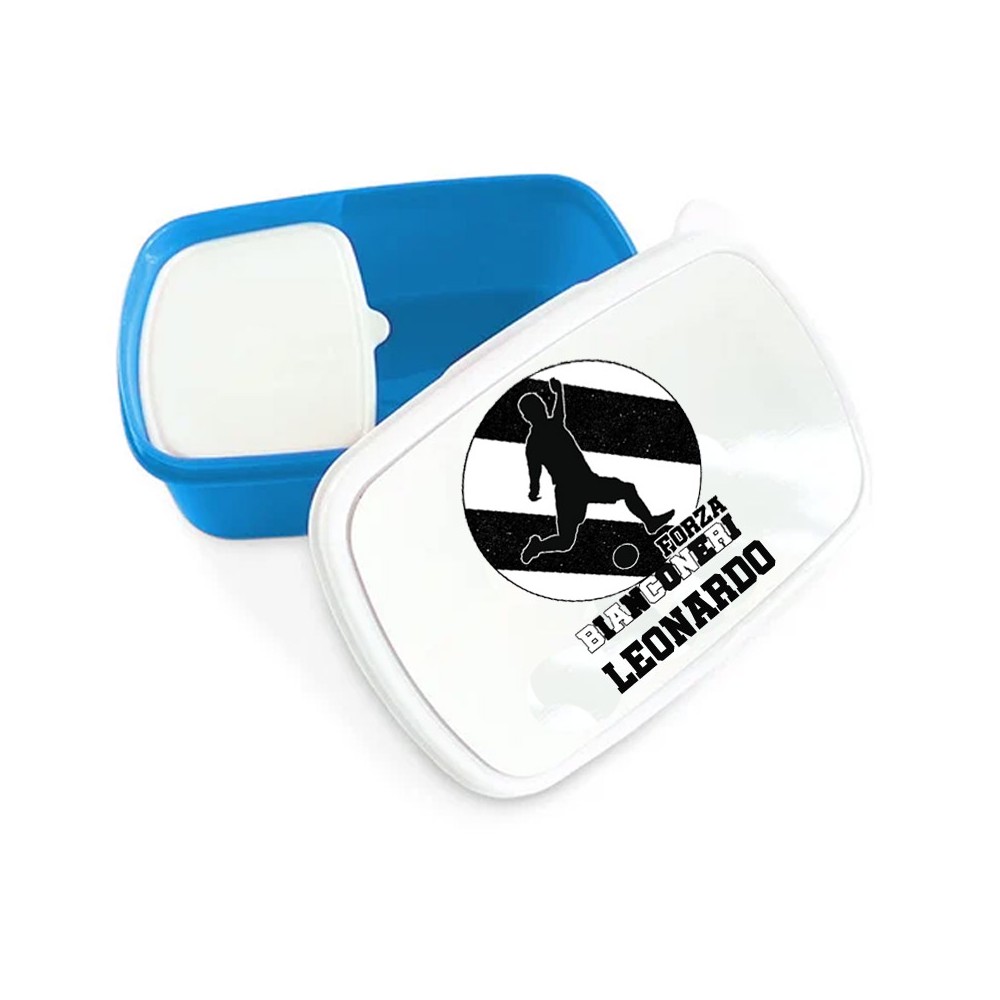 Portamerenda Bianconero Juventus + tovaglietta personalizzati