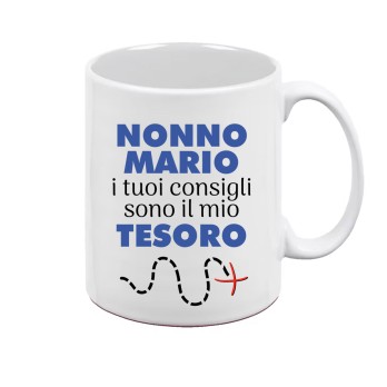 Tazza personalizzabile festa dei nonni Tesoro