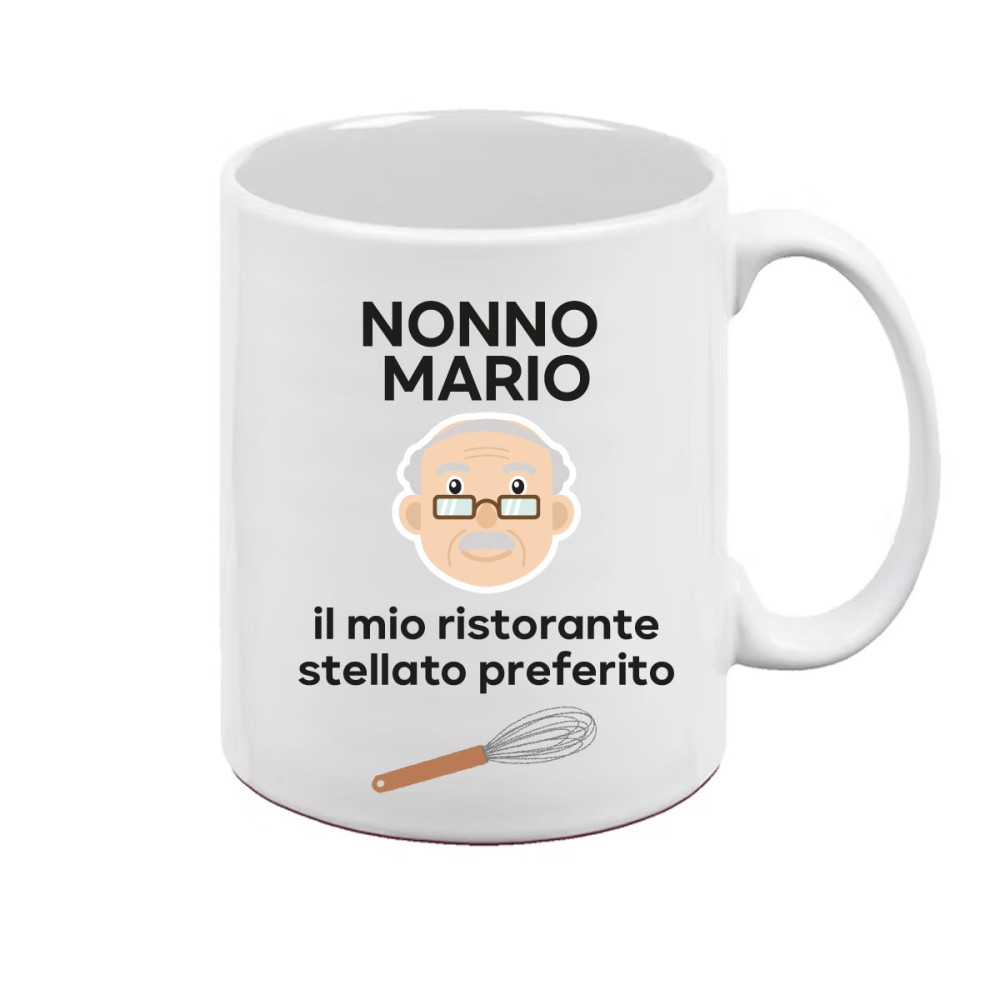 Tazza personalizzabile festa dei nonni "Ristorante"