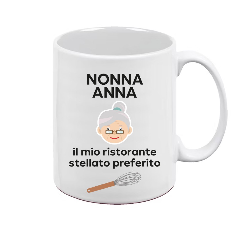 Tazza personalizzabile "Ristorante" della nonna