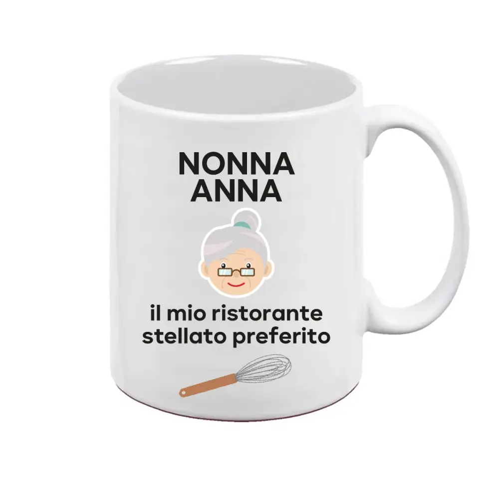 Tazza personalizzabile "Ristorante" della nonna