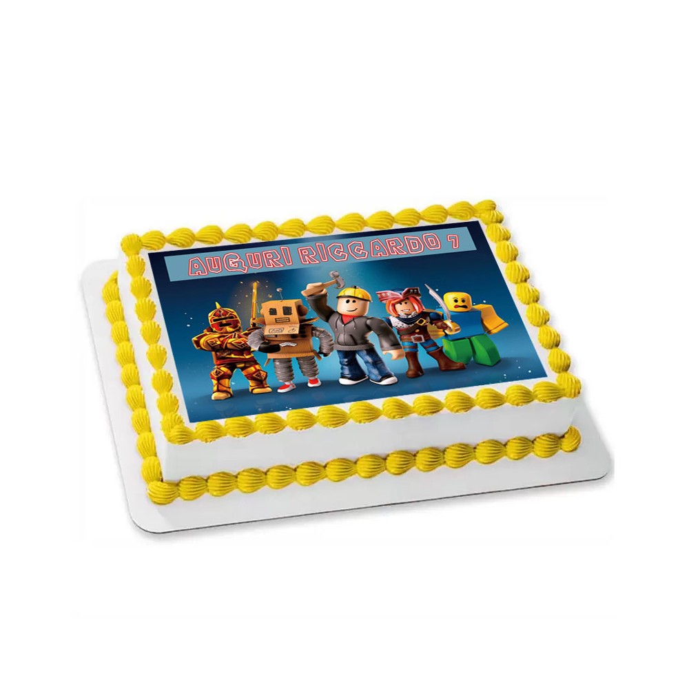 Cialda rettangolare Roblox personalizzabile