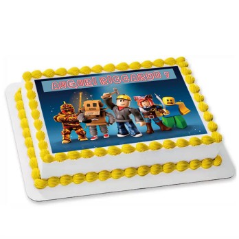 Cialda rettangolare Roblox personalizzabile