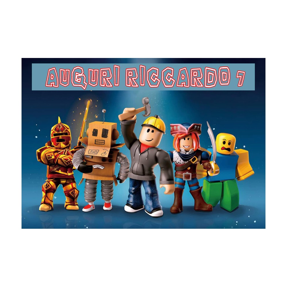 Cialda rettangolare Roblox personalizzabile