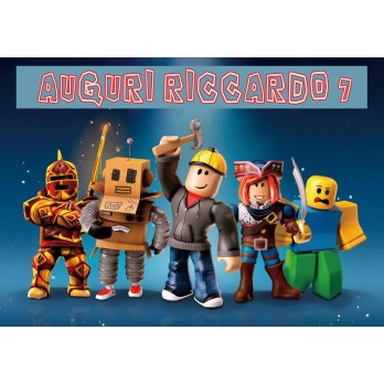 Cialda rettangolare Roblox personalizzabile
