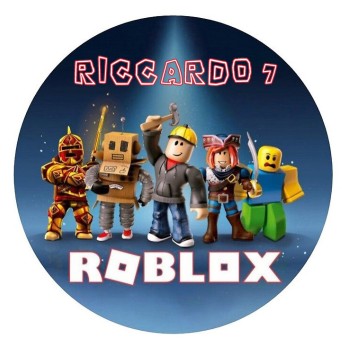 Cialda Roblox tonda personalizzabile