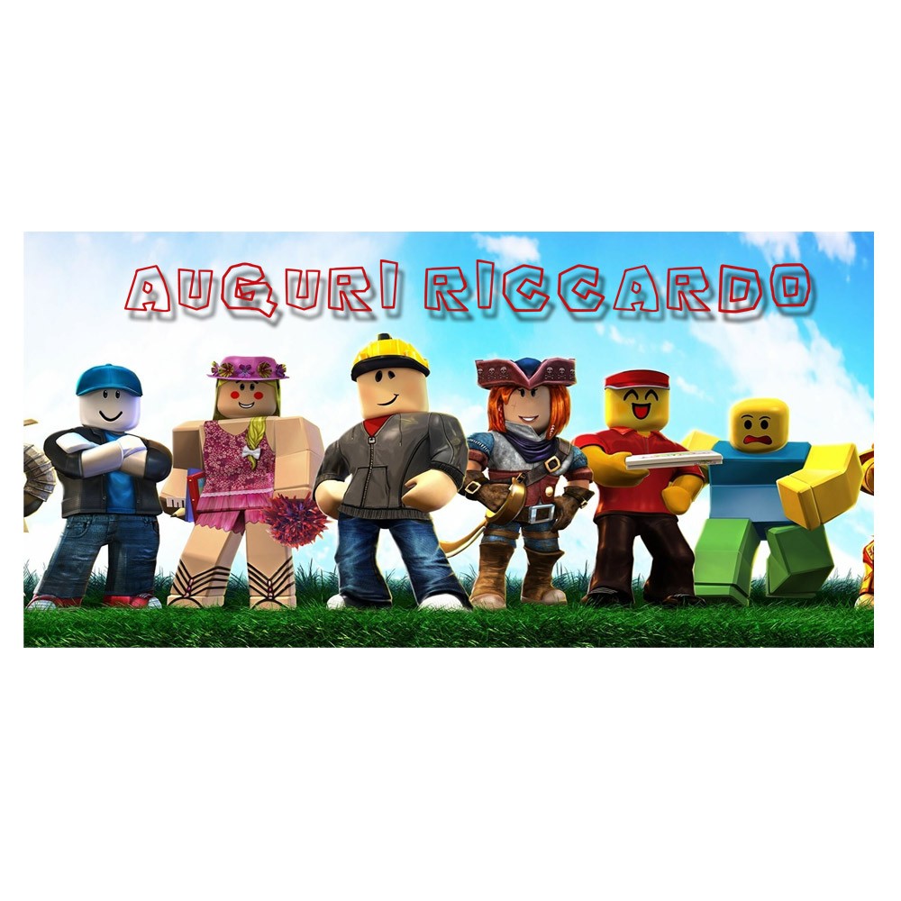 Striscione Banner Roblox personalizzabile