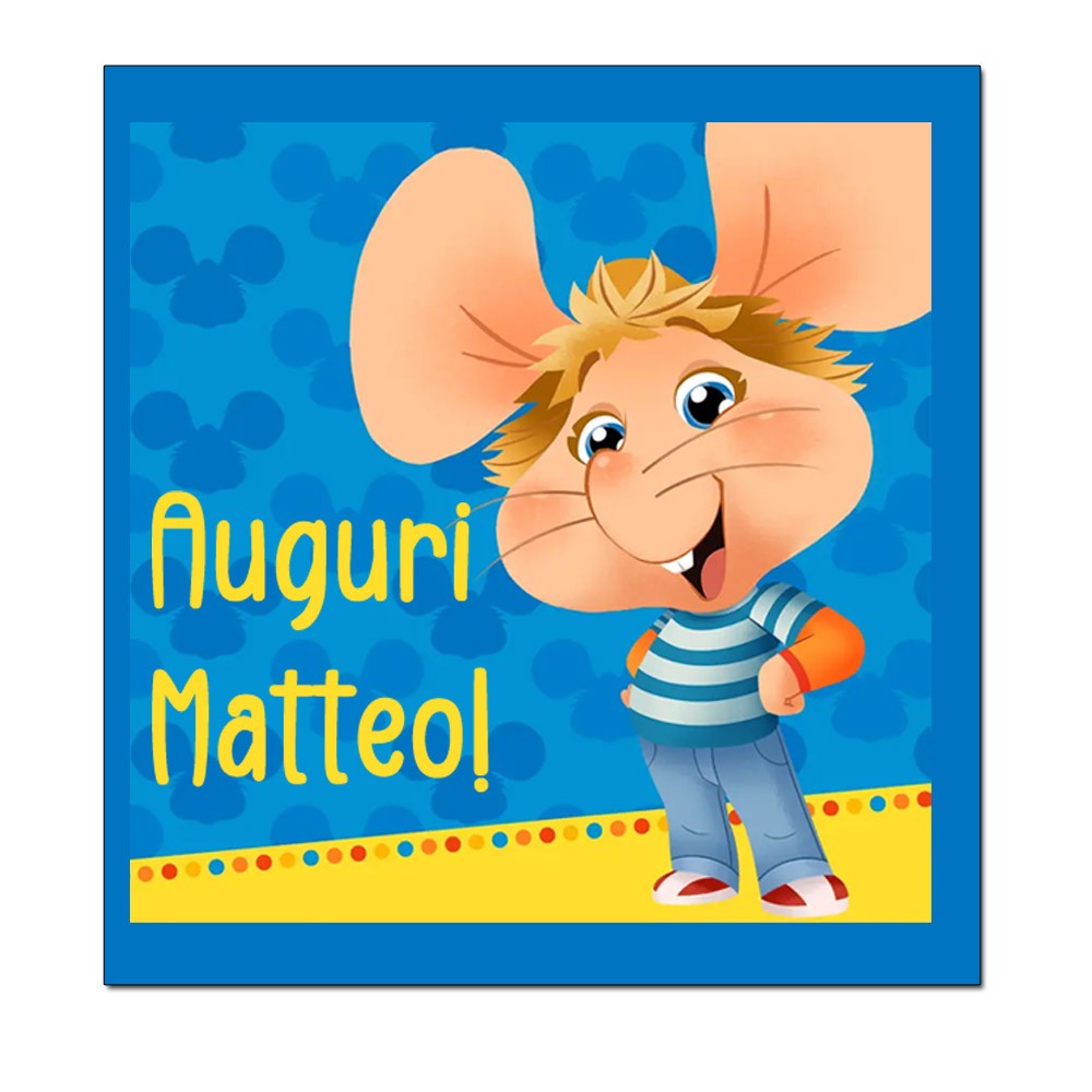 48 Adesivi Topo Gigio personaIizzabili
