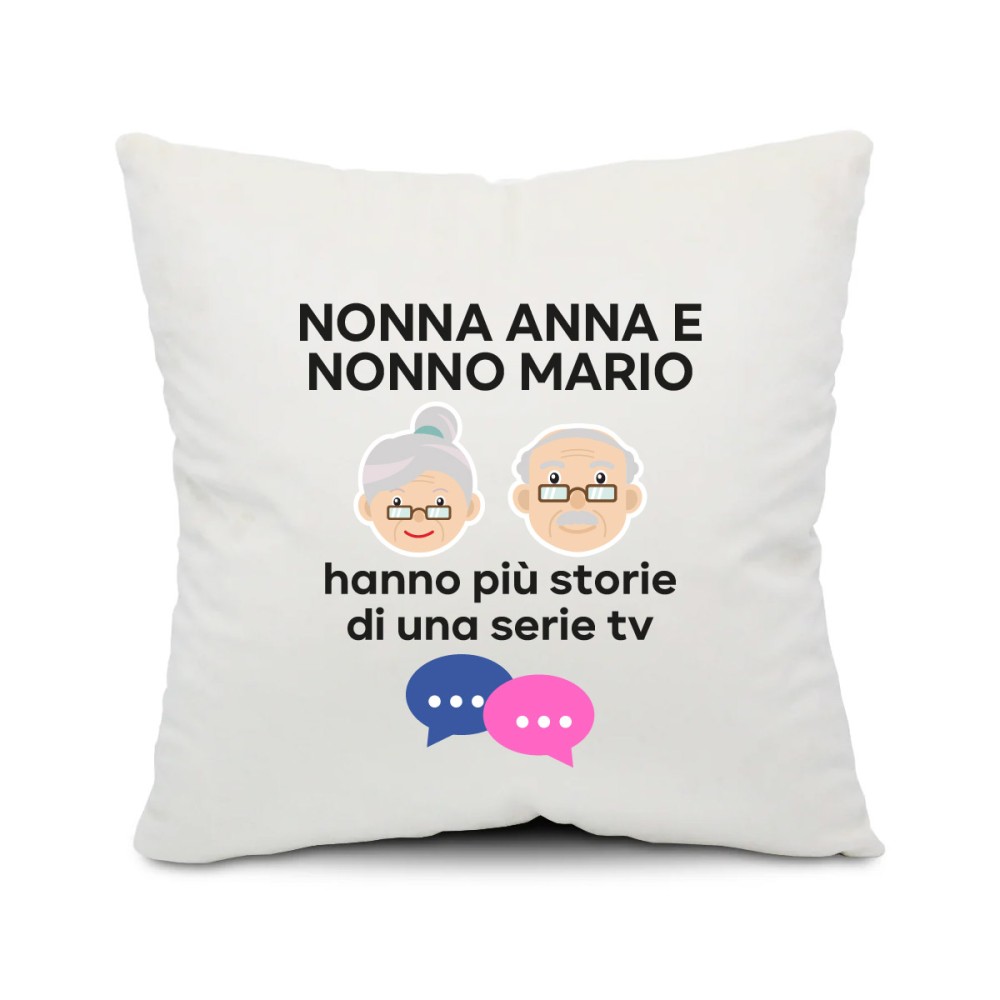 Cuscino festa dei nonni personalizzabile - 1 pz