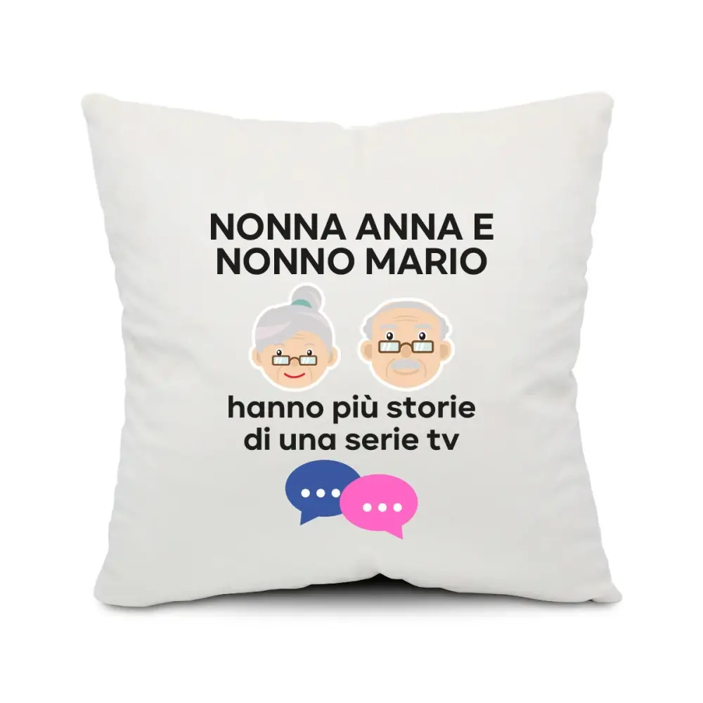 Cuscino festa dei nonni personalizzabile - 1 pz
