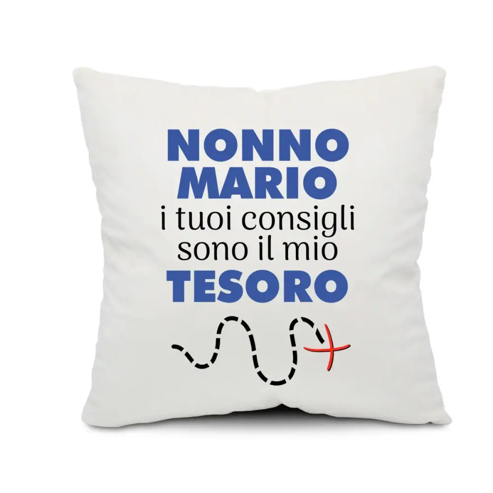 Cuscino festa dei nonni personalizzabile " Tesoro" - 1 pz