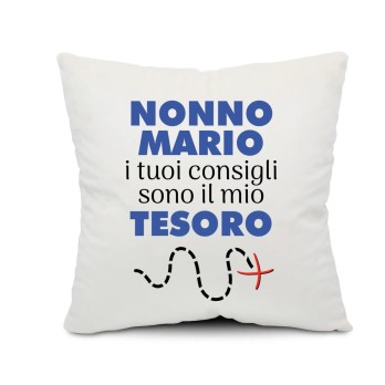 Cuscino festa dei nonni personalizzabile " Tesoro" - 1 pz