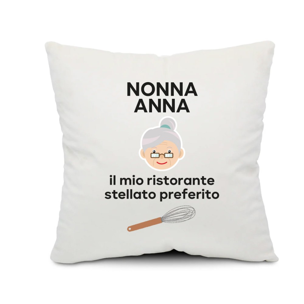 Cuscino personalizzabile regalo per la nonna - 1 pz