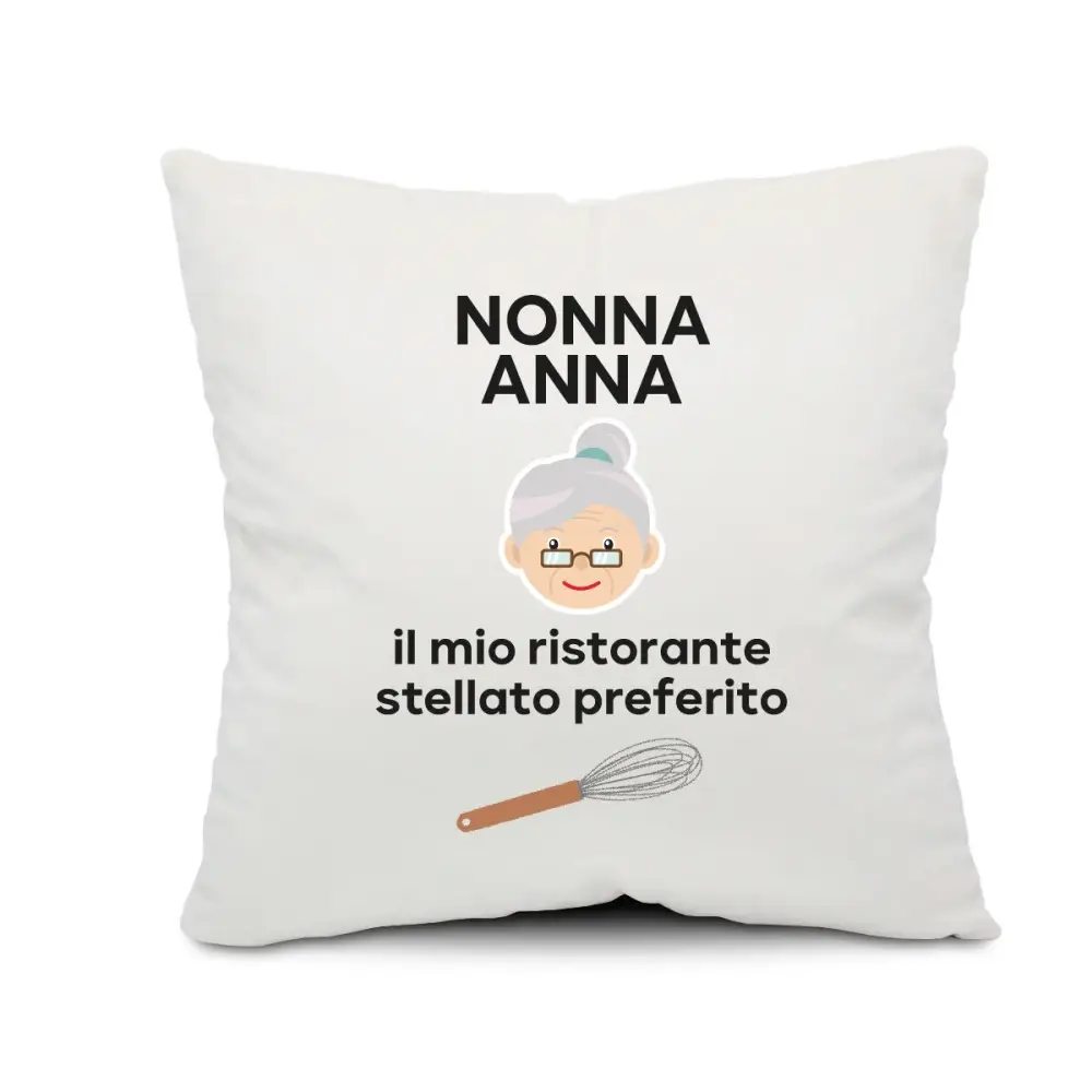 Cuscino personalizzabile regalo per la nonna - 1 pz